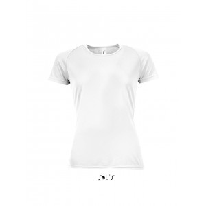 Sols Sporty raglnujjas ni pl, White (T-shirt, pl, kevertszlas, mszlas)