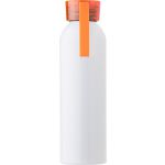 Alumnium palack, 650 ml, fehr/narancs (9303-07)