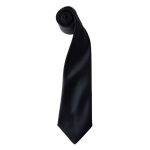 Colours szatén nyakkendő, Black, U (PR750BL-U)