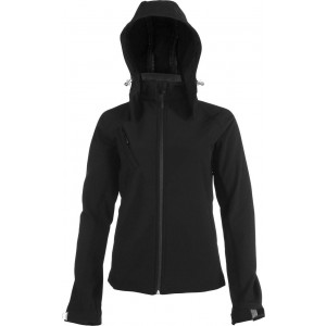 Kariban ni kapucnis softshell dzseki, Black (dzseki)