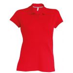 Kariban női piké póló, Red (KA242RE)