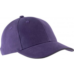 Kup Orlando 6 paneles sapka, Purple/Dark Grey (sapka)