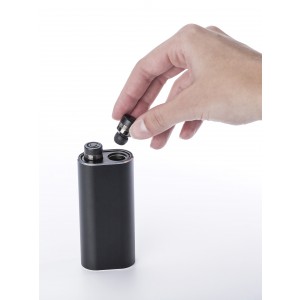 Powerbank flhallgatval, fekete (flhallgat, fejhallgat)