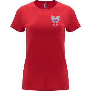 Roly Capri ni pamutpl, Red (T-shirt, pl, 90-100% pamut)
