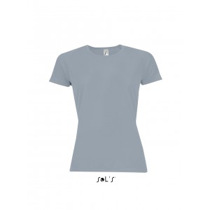 Sols Sporty raglnujjas ni pl, Pure Grey (T-shirt, pl, kevertszlas, mszlas)
