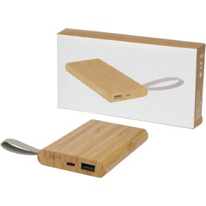 Tulda 5000 mAh bambusz powerbank, natr (powerbank)