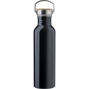 Poppy rozsdamentes acl palack, 700 ml, fekete (vizespalack)