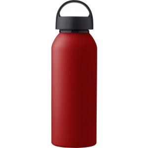 jrahasznostott alumnium palack, 500 ml, piros (vizespalack)